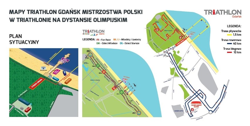 Triathlon w Gdańsku 2016. Mistrzostwa Polski na dystansie olimpijskim [PROGRAM, TRASA, DOJAZD]