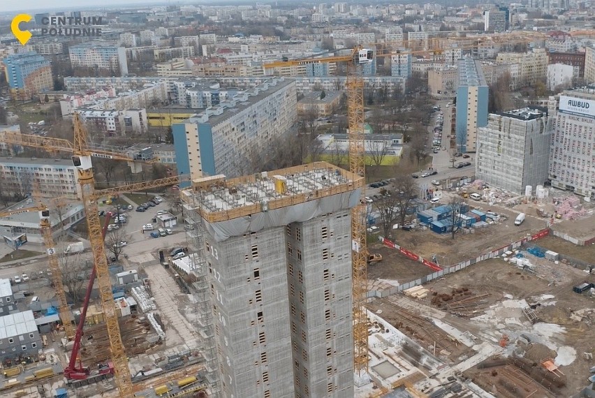 Skanska buduje Centrum Południe w tempie 11 cm na godzinę (ZDJĘCIA, WIZUALIZACJE)