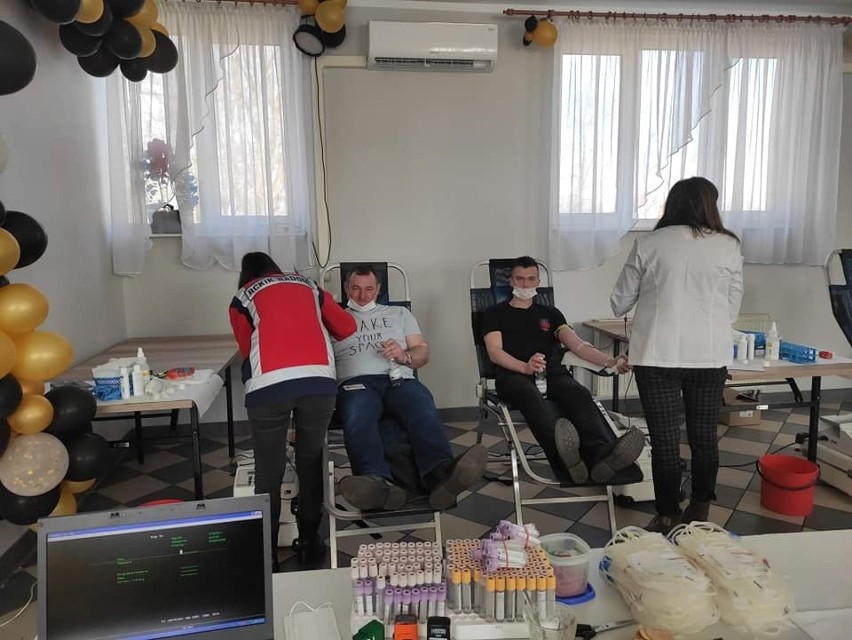 Podczas niedzielnej akcji krwiodawstwa w Grabowcu do...