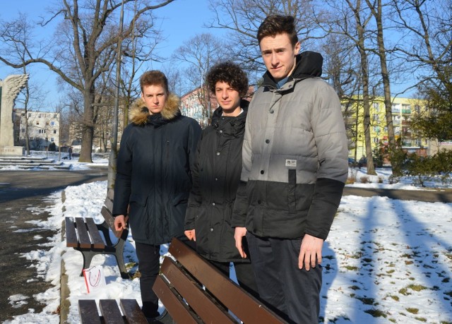 Od lewej: Szymon Budziński, Marcin Borowiec i Wojtek Zgajewski.