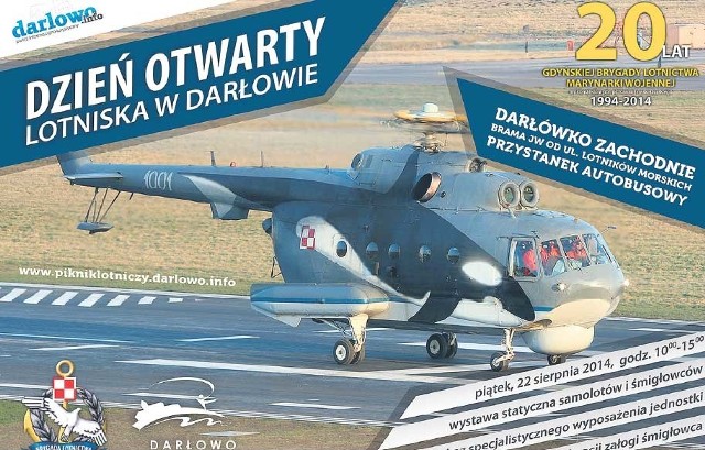 Impreza będzie okazją do zwiedzenia lotniska Darłowskiej Grupy Lotniczej.