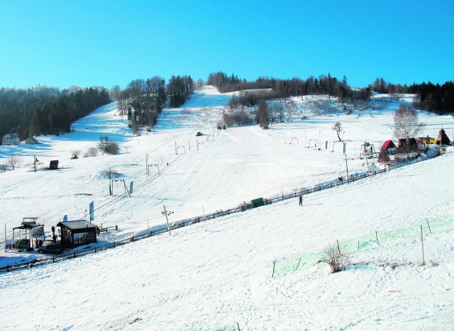 Sucha Dolina - niegdyś największa stacja narciarska Sądecczyzny, styczeń 2011 r.