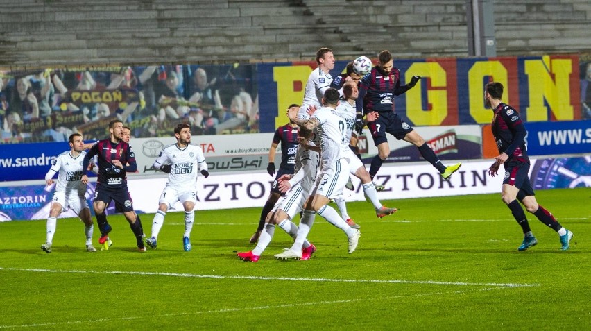 Pogoń Szczecin - Śląsk Wrocław 0-0. 15 lutego 2020.