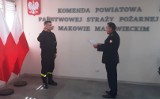 Ślubowanie nowego strażaka w KP PSP Maków Mazowiecki, 1.07.2022