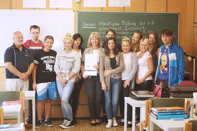 Pogranicze: Niemcy dają pracę i ucząIntensywny kurs języka niemieckiego kolejnej grupy młodych ludzi z Polski trwa już od miesiąca.