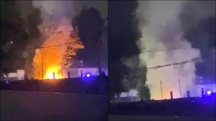 Pożar samochodu na ul. Grabiszyńskiej