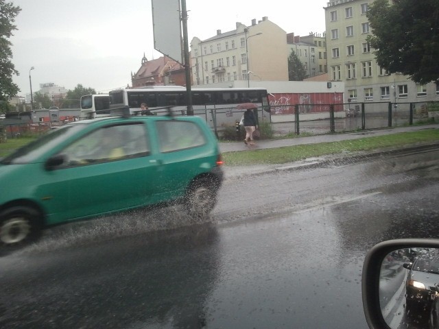 Burza i ulewa w Katowicach