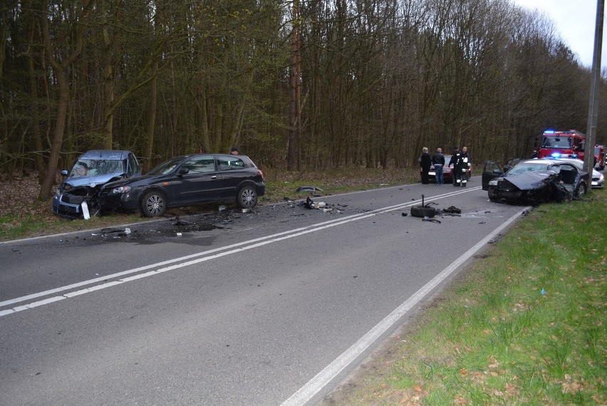 Wypadek w Siedlicach koło Polic