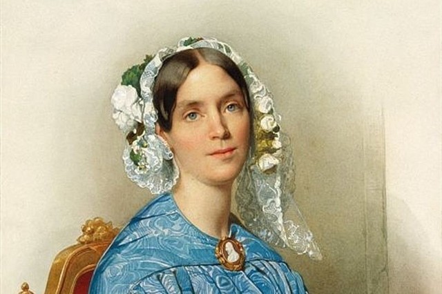 „Królewna Marianna Orańska w 1846 r.”, Jan Philip Koelman, 1846, akwarela ze zbiorów Geschiedkundige Vereniging Oranje-Nassau (Holandia)