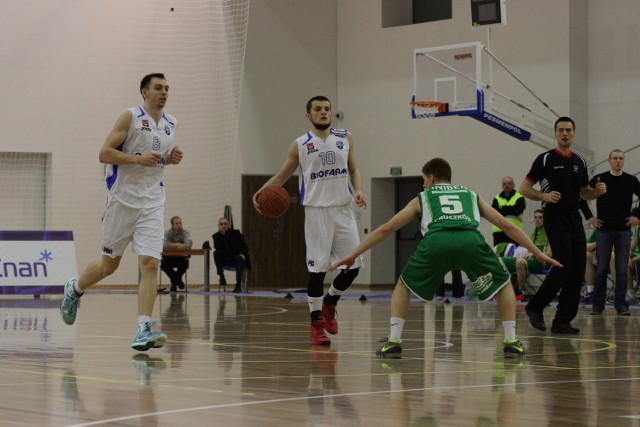 Piotr Wieloch znów był najskuteczniejszym graczem Biofarmu Basket w niedzielnym meczu z AZS AWF Katowice