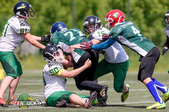 Juniorzy Green Ducks po dwóch turniejach eliminacyjnych w Radomiu awansowali do półfinału rozgrywek PLFA J-8.