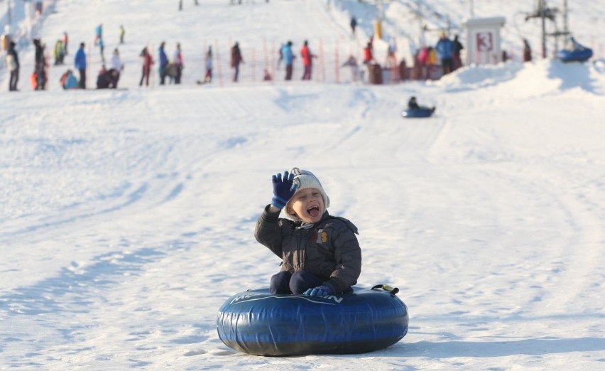 Snowtubing w Niestachowie - atrakcja dla najmłodszych