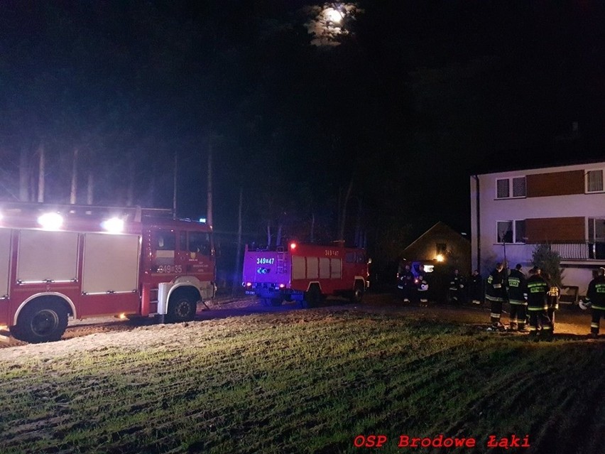 Powiat ostrołęcki. Pożar budynku mieszkalnego w miejscowości...