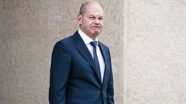 Olaf Scholz nie odniósł się do wniosku ws. konferencji na temat Ukrainy.