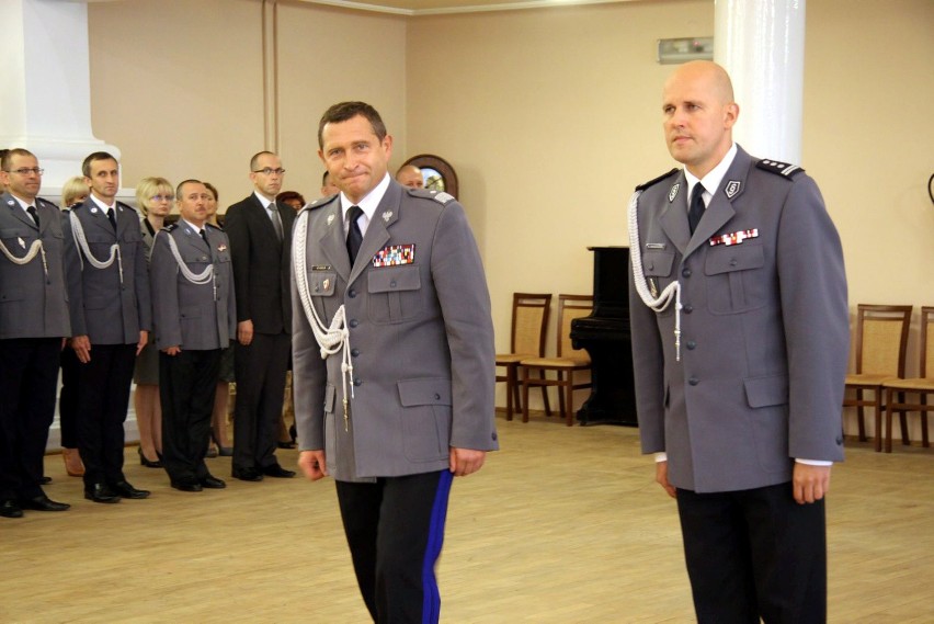 Nadinspektor Dariusz Działo (po lewej) zastąpi na stanowisku...