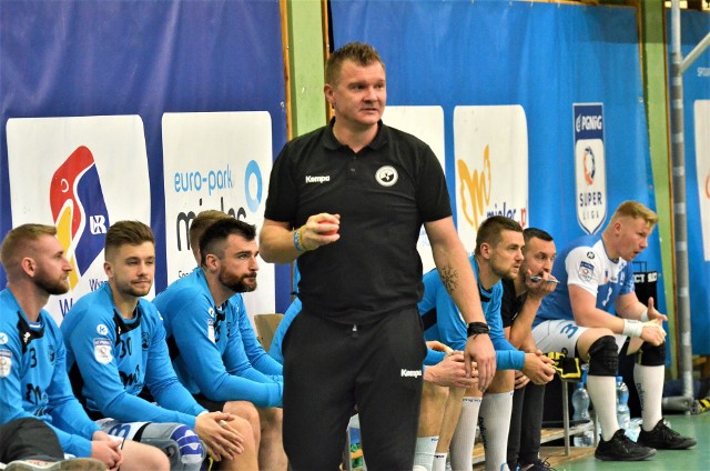 Trener Dawid Nilsson nie mógł być zadowolony z postawy swoich podopiecznych w meczu przeciwko Chrobremu Głogów