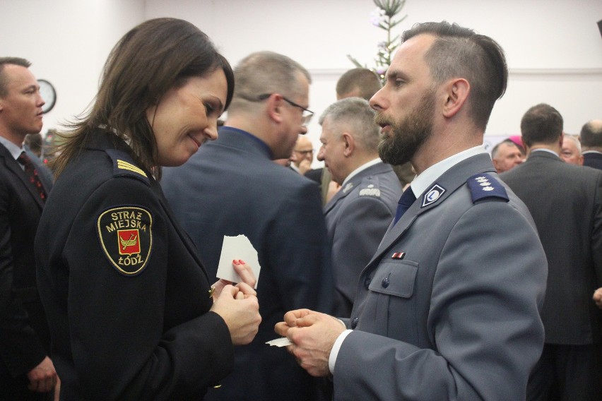 Wigilijne spotkanie służb mundurowych z Łódzkiego [ZDJĘCIA]