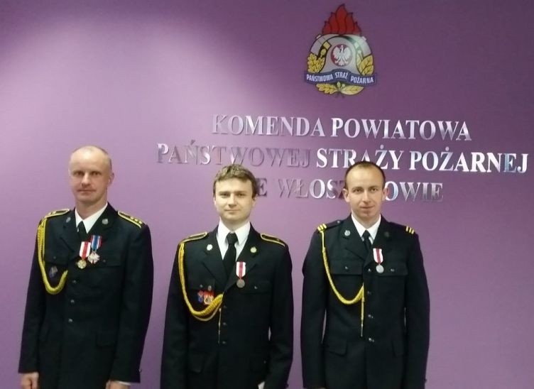Odznaczeni medalami za zasługi dla pożarnictwa włoszczowscy...