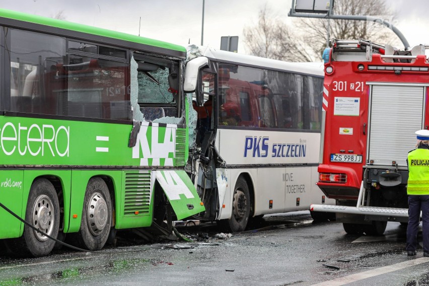 Wypadek w Szczecinie na ul. Gdańskiej - 19.03.2021