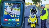 Ta przejażdżka motocyklem kosztowała go... 1500 zł. Pędził 141 km/h na zatłoczonej trasie katowickiej