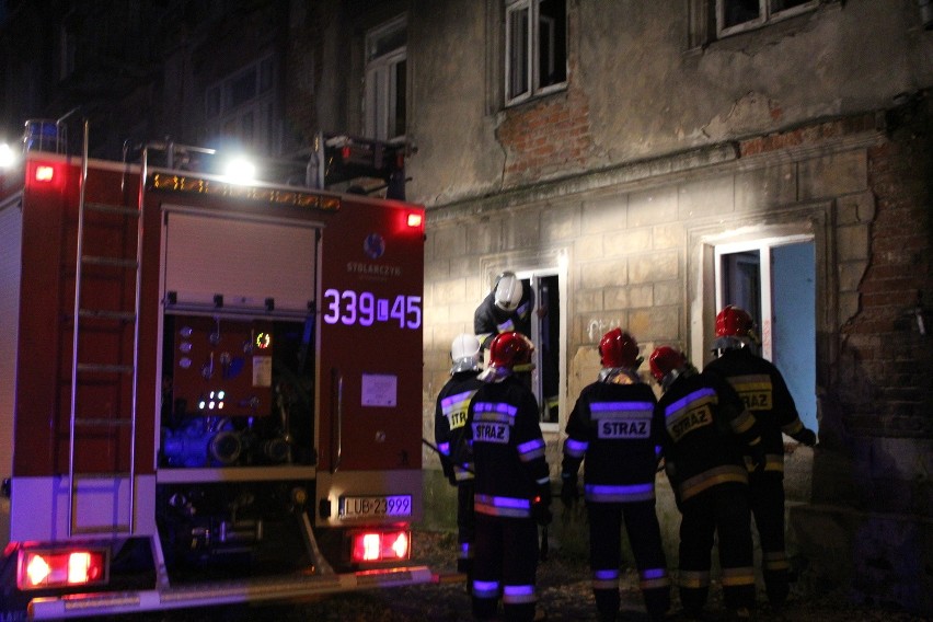 Pożar pustostanu przy ul. Dolnej Panny Marii