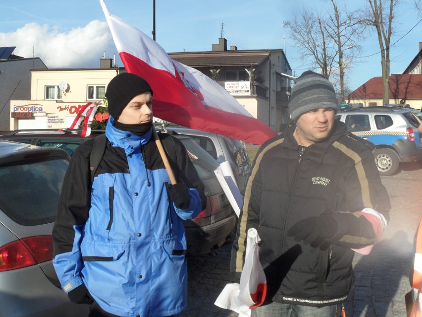 Marsz ku czci Żołnierzy Wyklętych w Myszkowie ZDJĘCIA