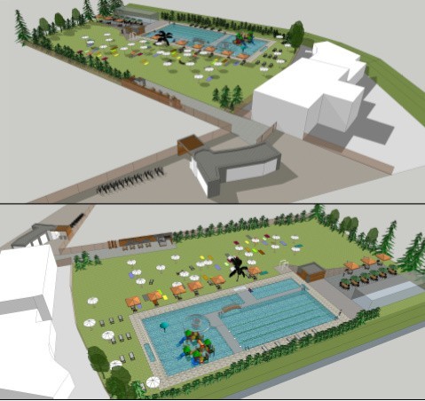 Nowy Sącz. Zaniedbany basen nad Łubinką dostanie nowe życie? Ogłoszono przetarg na przebudowę obiektu [WIZUALIZACJE]
