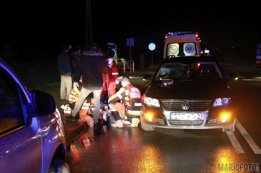 Wypadek w Górkach pod Opolem. Śmiertelne potrącenie pieszego