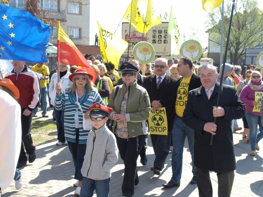 Stop atom - protest na 1 maja.