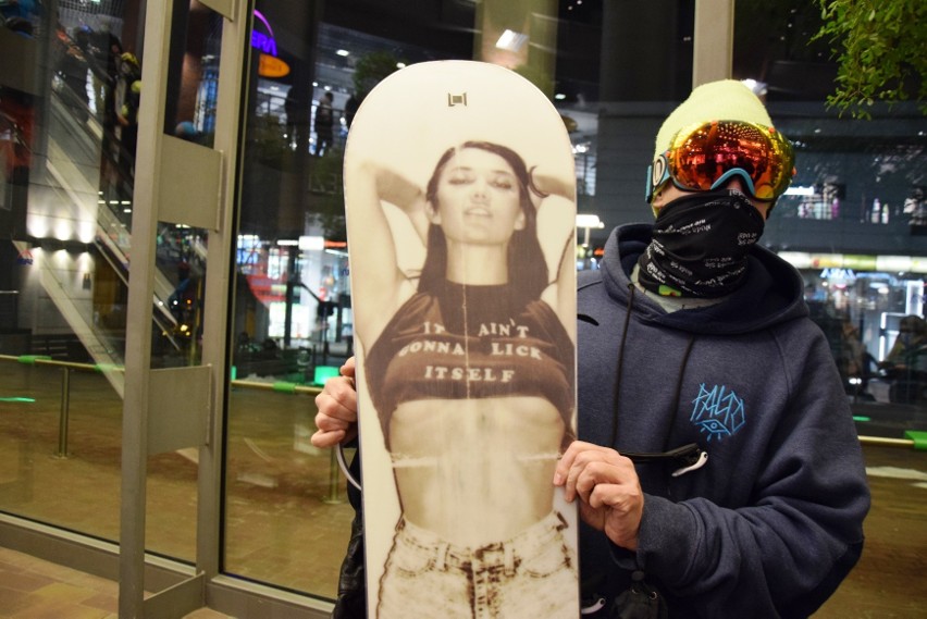 Protest narciarzy i snowboardzistów w Bielsku-Białej: „Te przepisy są po prostu głupie”