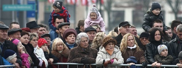 uroczystości obserwowały wszystkie pokolenia białostoczan