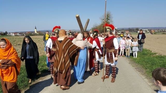 Misterium Męki Pańskiej na ulicach Krzyżanowic