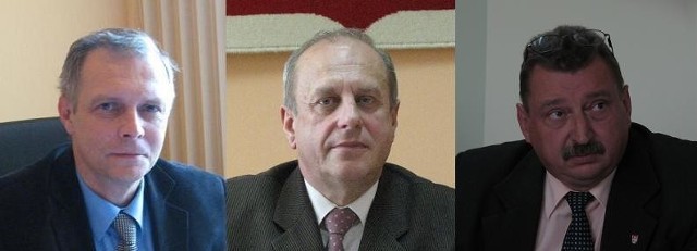 Maciej Pietruszak, Edward Tyranowicz i Lech Cabel to na razie jedyni kandydaci na stanowisko burmistrza Drezdenka.