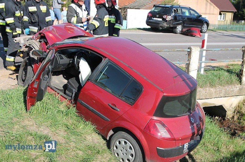 Stara Łomża: Wypadek na DK63. Dziecko trafiło do szpitala (zdjęcia)