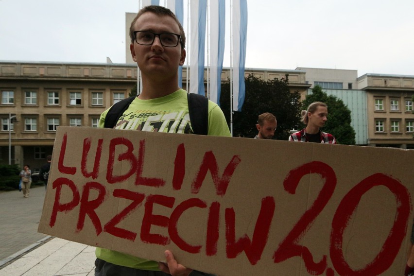 Protest lubelskich studentów przeciw Ustawie 2.0 (ZDJĘCIA, WIDEO)