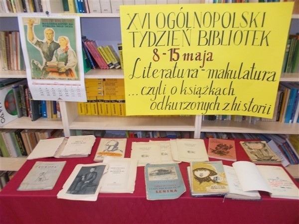 Obchody XVI Ogólnopolskiego Tygodnia Bibliotek w Bibliotece Szkolnej w Wicku 