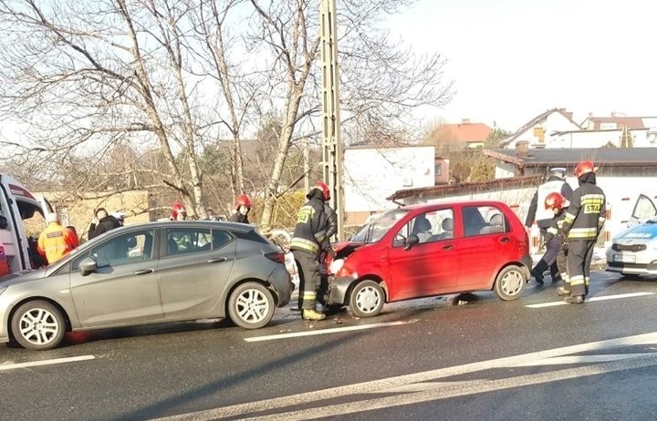 Wypadek miał miejsce na ulicy Wodzisławskiej w Rybniku