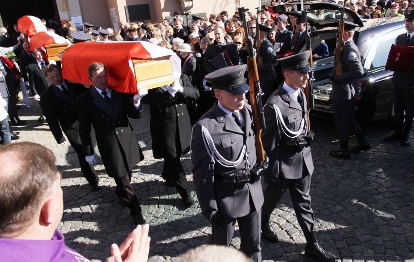 Pogrzeb Andrzeja Michalaka w kwietniu 2010 roku.