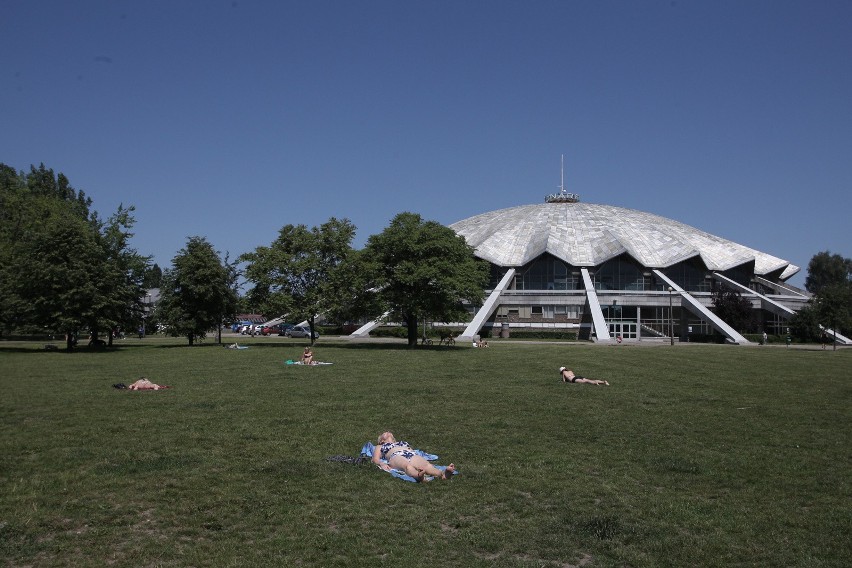 Park Kasprowicza to nie tylko zadrzewione alejki, zieleń i...