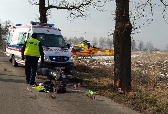 Wypadek w Bąkowie.