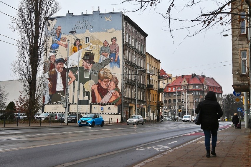 Sylwester Chęciński i jego epokowa trylogia „Sami Swoi” doczekali się we Wrocławiu swojego muralu. Zobacz zdjęcia