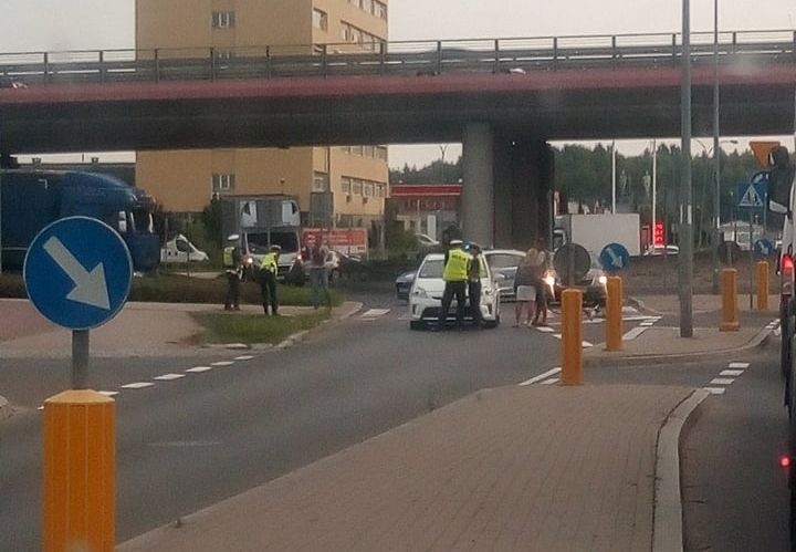 Białystok. Wypadek na skrzyżowaniu Andersa z Bitwy...