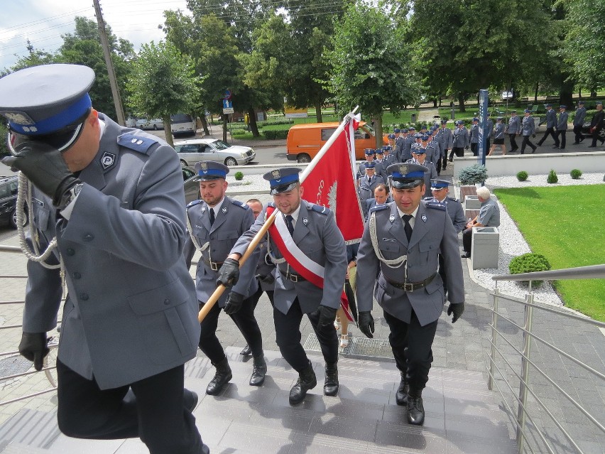 W Aleksandrowie Kujawskim świętowali policjanci.
