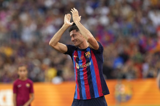 Robert Lewandowski strzelił pierwszą bramkę dla FC Barcelony