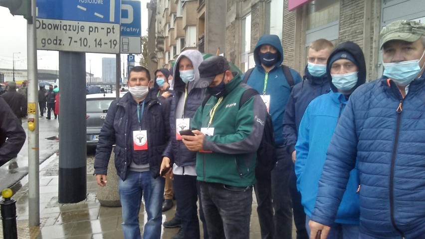 W Warszawie we wtorek protestowali między innymi rolnicy ze...