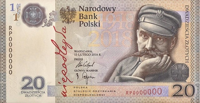 Nowy banknot 20 zł. Jak wygląda? Od 31 sierpnia nowy banknot o nominale 20 złotych