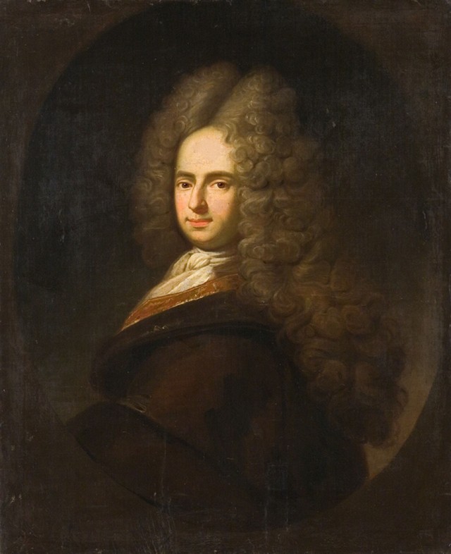 Portret Jakuba Ludwika Sobieskiego, autor nieznany, 1`. ćw. XVIII wieku