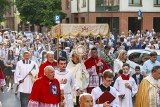 Odpust w bazylice Bożego Ciała w Krakowie. Procesja przeszła ulicami Kazimierza