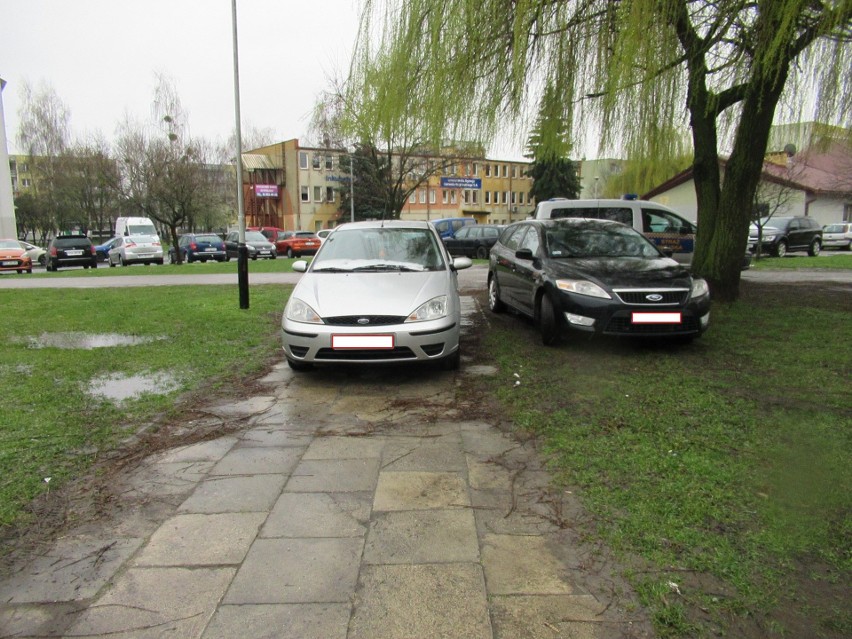 Mistrzowie parkowania w Tarnobrzegu. Posypały się mandaty od Straży Miejskiej (ZDJĘCIA)