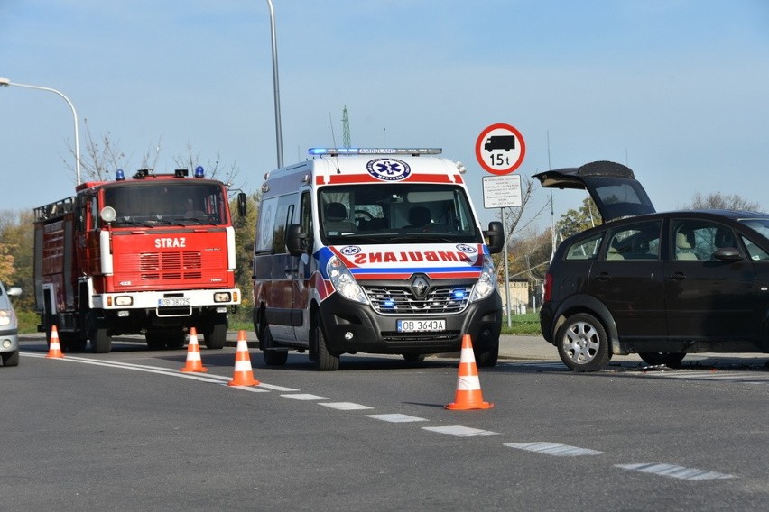 Wypadek w Grodkowie.